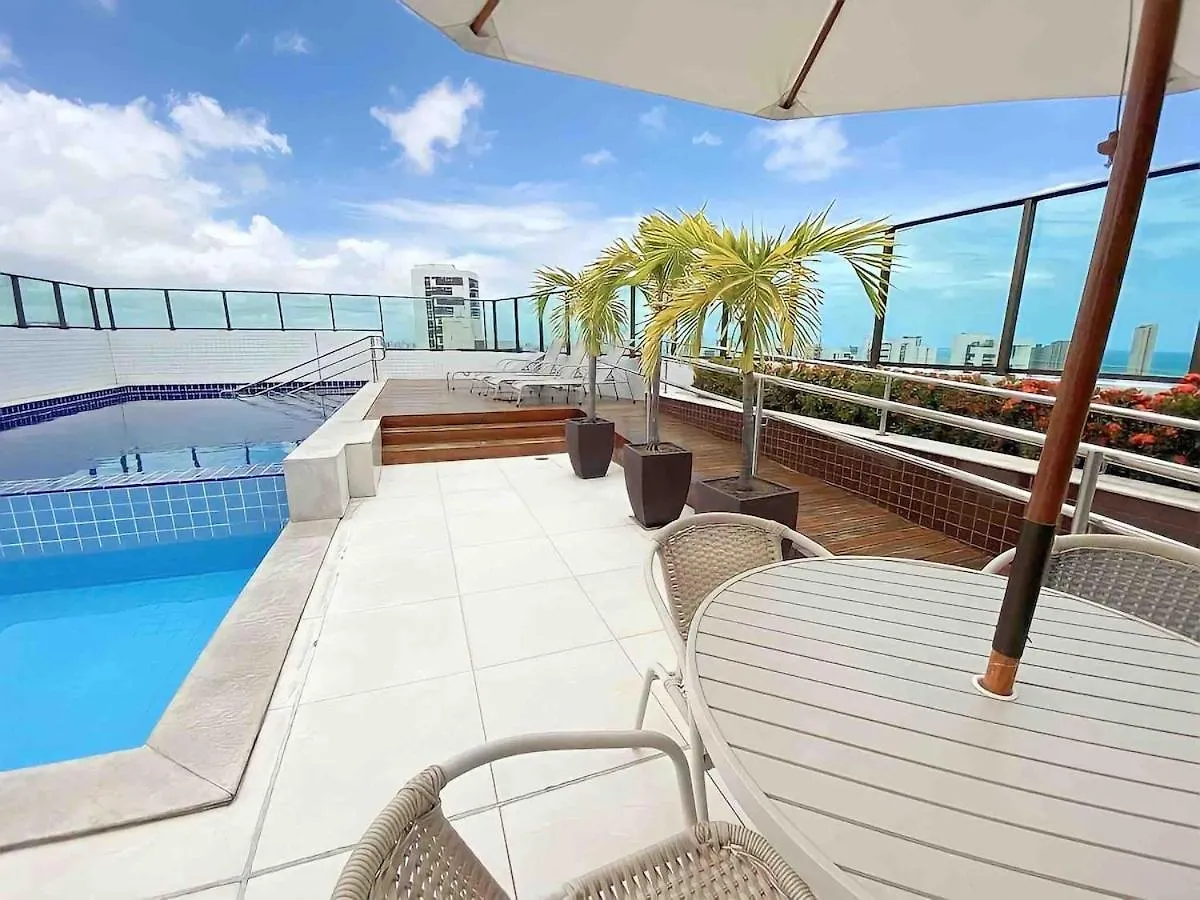 Sm 1203 - Apt Incrivel Em Cond. De Luxo ريسيفي البرازيل